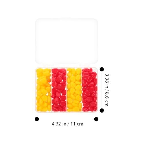 Healeved Artificial DIY Carp Fishing in Corn 200pcs Lures Floating Baits Reusable Silicone Soft Lures for Their Own Rivers Lakes