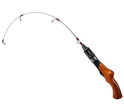 Ice Fishing Rod 22in Ultralight Small Spinning Rod for Ice Fishing | Ice Fishing Gear, Travel Kids Fishing Rod, for Walleye Perch Panfish Bluegill Crappie