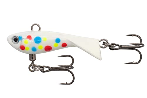 Eurotackle Z-Darter V2 Ice Fishing & Panfish Rattle Jigging Minnow Lure - color: Wonder B (Glow)