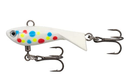 Eurotackle Z-Darter V2 Ice Fishing & Panfish Rattle Jigging Minnow Lure - color: Wonder B (Glow)