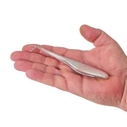 Berkley Gulp! Saltwater Jerk Shad Fishing Soft Bait - color: Flamingo Chrome, size: 6"