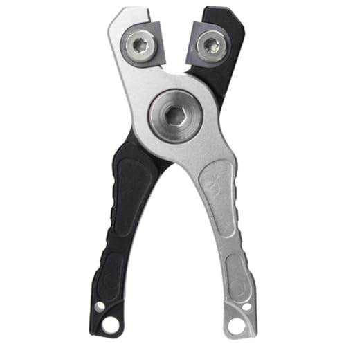 Mini Aluminum Alloy Fishing Line Cutter, Compact Durable Scissors for Braided Lures & Outdoor Fishing SILVERY