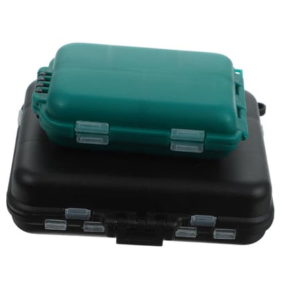 2pcs Fishing Gear Box Tackle Storage Box Lure Bait Case Saltwater Fishing Tackle Organizer Lightweight