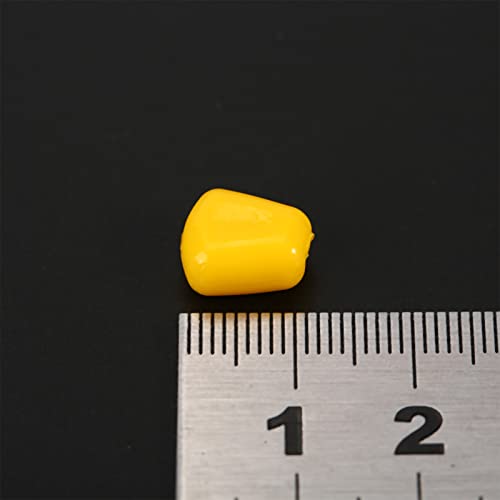Generic Artificial Carp Baits 50Pcs | Lifelike Corn Simulation for Freshwater & Taiwan Fishing, Superior Fish Attraction Technology
