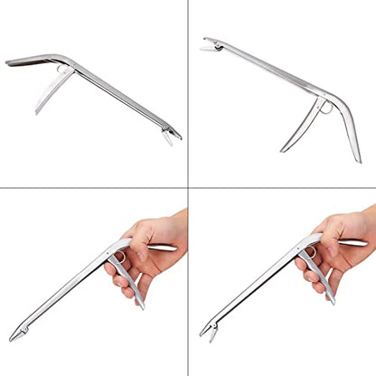 Fish Hook Remover Tool, 11.4 Inch Fishing Pliers Hook Remover, Stainless Steel Dehooker Tool Fishing for Fishermen, Quick Removal