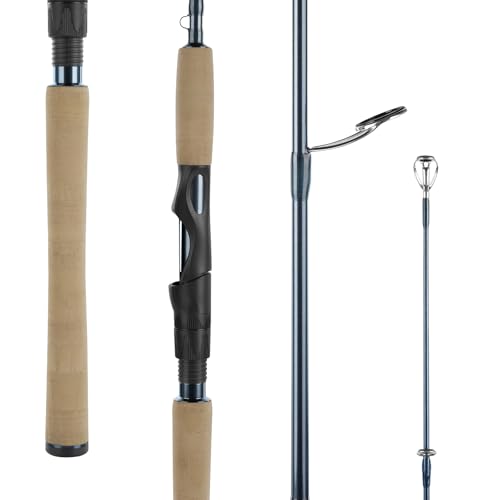 KastKing ReKon Saltwater Spinning Rod, KastFlex IM6 Carbon Graphite Blank, Zirconium Ceramic Guides, Graphite Locking Reel Seat, Oversized Drop Shot Hook Keeper, 2-Piece PTS, Saltwater Fishing - style: Spin- 7'0''- M - Fast- 2pcs