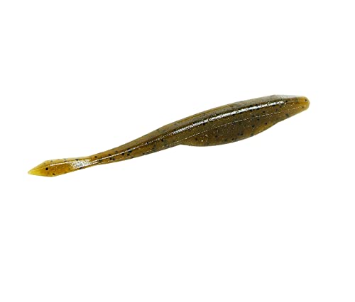 Yamamoto D-Shad - color: GREEN PUMPKIN (7 PACK), size: 5" D-SHAD
