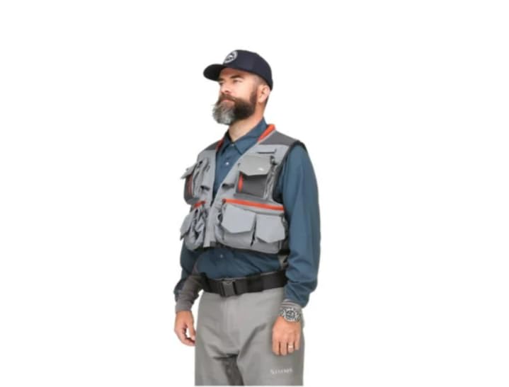 Simms Guide Vest Steel M - size: Medium