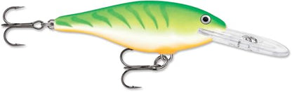 Rapala Shad Rap 05 Fishing Lures - color: Green Tiger UV