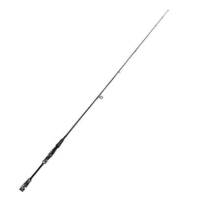 2 Piece 7 Feet Spinning Rod 24 Ton Carbon Fiber Spincasting Fishing Rod with 2 Tips - Medium and Medium Heavy Portable Spin Bass Fishing Rod