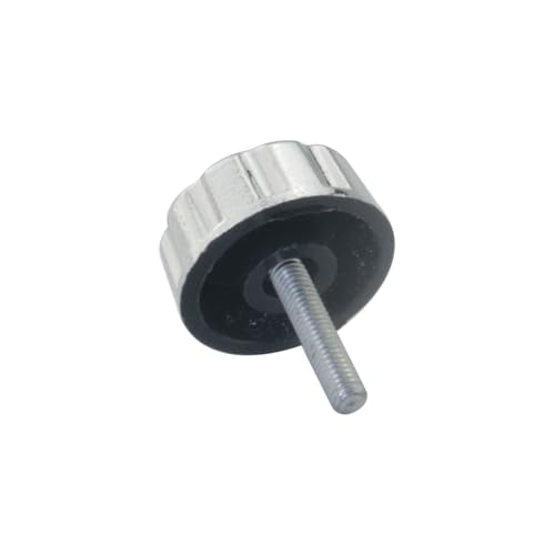 5PCS Universal Fishing Reel Nuts Spool Spares Universal Fishing Reel Replacement Parts Silver Crank Power Folding Handle Grip