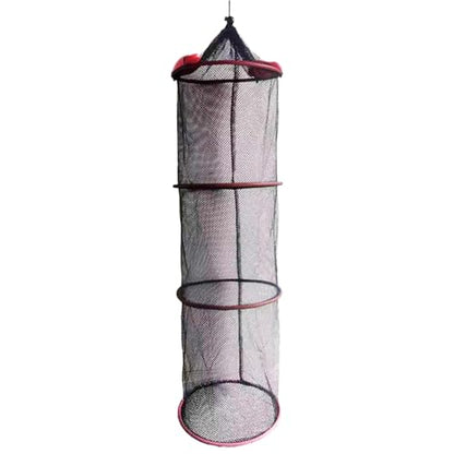 Fishing Net Bucket - Fish Drying Rack, Hanging Fish Dryer | Caught Mesh Net Basket for Outdoor Floating Water Fishes, Fishing Supplies, Foldable Fish Basket - size: 25x30cm