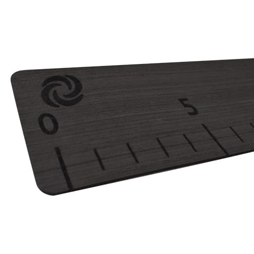 20" Fish Ruler for Boats, Laser Engraved Peel and Stick EVA Foam Fish Measuring Board, Fishing Measurement Tape for Fishing Boats, Yachts, Kayaks (Charcoal) - color: Charcoal