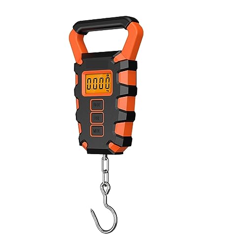 50Kg/10g Waterproof Digital Fishing Scale with Fish Grip Ruler for Luggage, Travel & Construction Site Weighing - color: A5