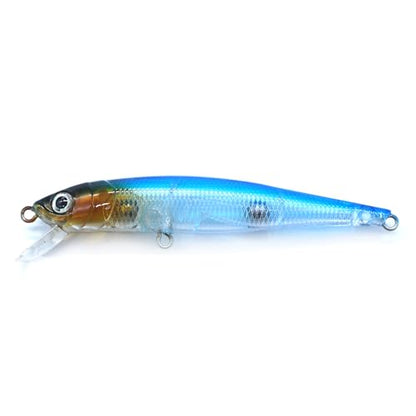 SEASKY Floating Minnow Bass Bait Laser Top Water Lures, Jerk Baits for Bass Fishing, Topwater Baits for Bass Trout Freshwater 3 9/16", 5/16oz Minnow - color: 01
