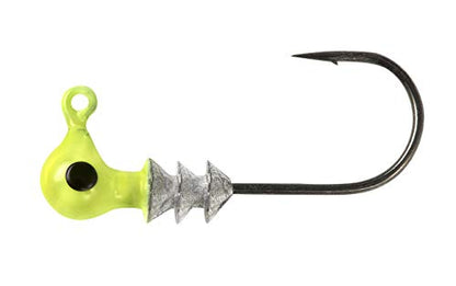 Bobby Garland Crappie Pro Jig Heads - color: Chartreuse, size: 1/24 oz