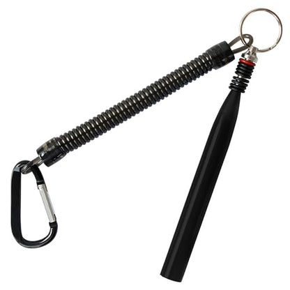 Reaction Tackle Wacky Rig Tool and O-Rings for Soft Plastic Worms, Bass Fishing Wacky Rig and Neko Rig Stick Bait Setup for Largemouth and Smallmouth - color: Black Wacky Tool (+10 O-rings)