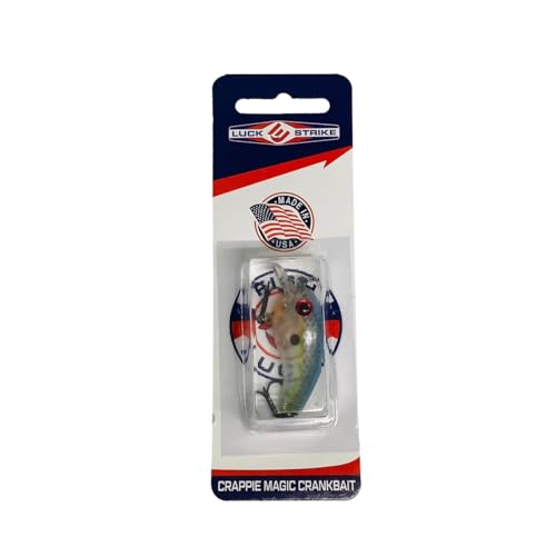 Crappie Magic Crankbait (2 Inch Crappie Lure) Made in the USA - color: Blue Back Shad