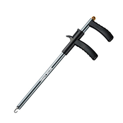 Fish Hook Remover Tool, Aluminum Fishing Hook Remover Extractor 13.6in - color: gun metal