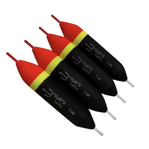 Slip Floats, Set of 4, Orange/Yellow/Black - Salmon and Steelhead Floats - size: 1 oz