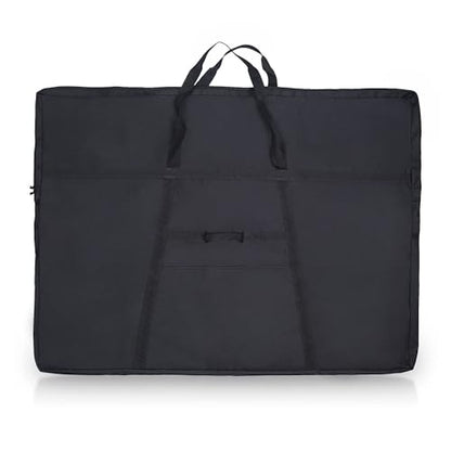JJRING Dacron Light Weight Large Size Art Portfolio Tote Bag, 33'' x 43'' for 32'' x 42'' Black Carring Storage Case For Poster, Sketching and Drawing - size: 32''*42''