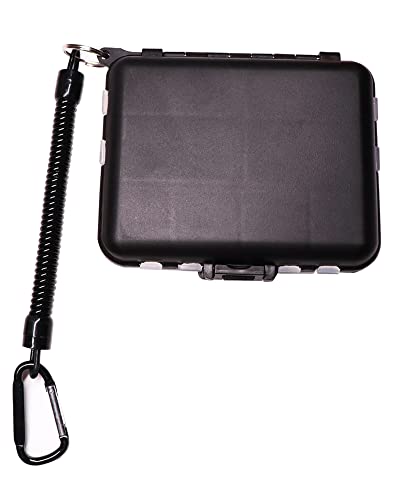 Fishing Accessories Kit with Hooks, Bass Casting, Sinkers, Swivels, Snaps, Sinker Slides, Line Beads, Fishing Set with Tackle Box Lanyard