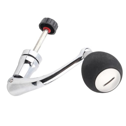 Reel Replacement Power Handle Metal Rocker Arm Grip for Spinning Fishing Reel (4000 5000 6000 Large Size) - color: Silver, size: 4000 5000 6000 large size