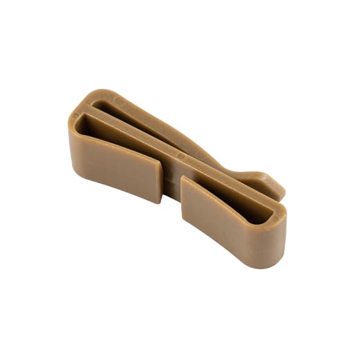 TACNEX Tactical Backpack Strap Clip Webbing Keeper Holder MOLLE Belt Hook Retainer Harness/Sling/Bag/Military Strap Stays - color: Coyote Brown, size: 1"