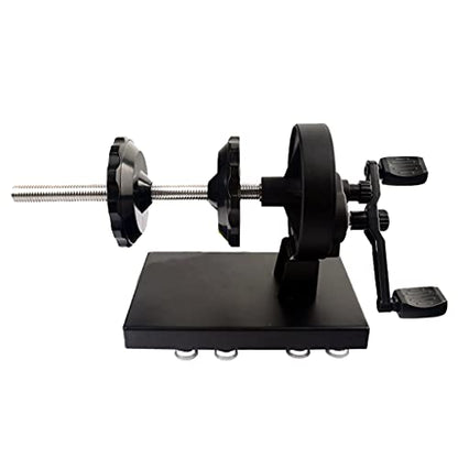 Reversible Reel Fishingline Winder Equipment Multi-Function Line Recoil Machine Dual-Direction Spooler Base with Suction Array Tool for Rotary Baitcasting Wheel