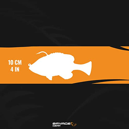 Savage Gear Pulse Tail RTF Fishing Soft Bait - color: Black Gill, size: 1 oz (4 in)