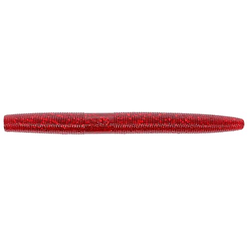 Gary Yamamoto YAM - color: RED W/ LARGE RED FLAKE, size: 4 Inch