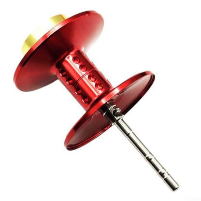 Baitcasting Reel Spool Replacement, Metal Line Cup Assembly, Fishing Reel Part for Tatula CS Salamandura 150, Black Gold Red Purple - color: red