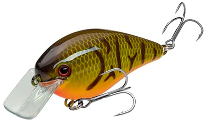 Strike King KVD 1.5 Hard Knock Fishing Lure, 3/8 oz, 3D Lifelike Eyes - color: Orange Belly Craw, size: 3/8oz