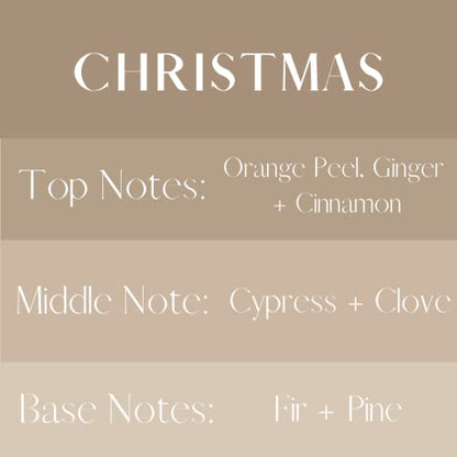 River Birch Christmas Scented Linen and Room Spray | Home Fragrance | 4 oz Glass Amber Bottle | Luxury Signature Scent | Handmade in Texas - color: Christmas