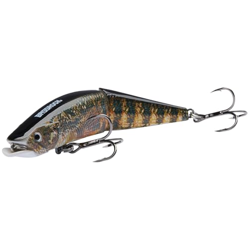 BASSROCK Minnow Swimbait Bass Trout Fishing Lure with Movable Lip Hard Bait 3.5” 1/2oz - color: 3-Pack in 3 colors (GGW)