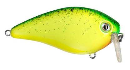 Strike King KVD 2 5 Wake Bait - color: 476 - Chartreuse with Blue / Black Splatterback