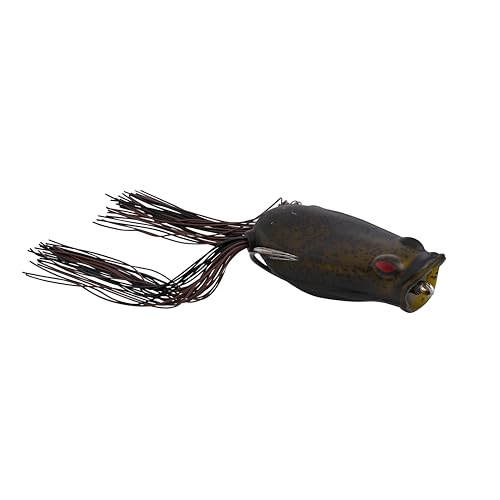Berkley Swamp Lord Hollow Body Frog Fishing Bait - color: Green Pumpkin, size: Popping