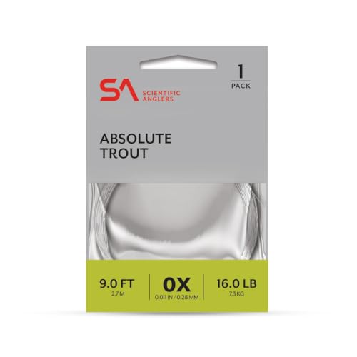 Scientific Anglers Absolute Trout Leader (9ft - 0X) | fishing-line