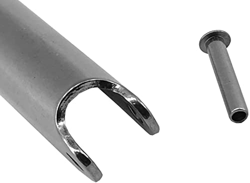 SPEARFISHING WORLD Replacement Stainless Steel Heavy Duty Flopper/Barb for 7mm or 8mm Speargun Spear/Shafts for Spearfishing, Freediving, and Scuba Diving - size: 9/32, style: Single