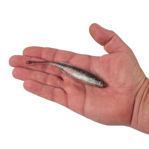 Berkley PowerBait Drip Minnow Fishing Soft Bait - color: Electric Shad, size: 5"