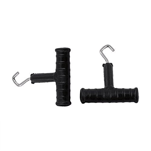 3 Pieces Knot Puller Fishing Lure Rig Tool Accessories Outdoor Fishing (Black) - color: Black