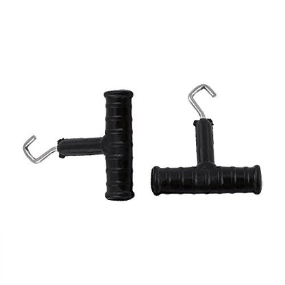 3 Pieces Knot Puller Fishing Lure Rig Tool Accessories Outdoor Fishing (Black) - color: Black
