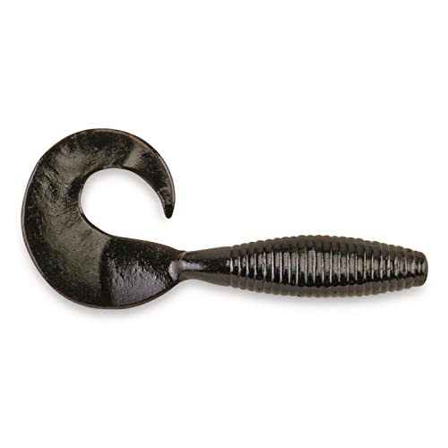 Berkley PowerBait Power Grubs Fishing Soft Bait - color: Black, size: 2" (20 Count)