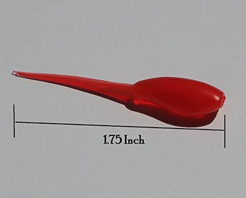 Small Fry 40 Pack (1.75 Inch) Crappie, Panfish, Bass and More - color: Red