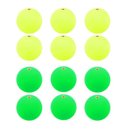 PATIKIL Fishing Bobber, Slip Foam Floats Buoy Rig Stoppers for Crappie Trout Bass Fishing - color: Green,Yellow, size: 1.2 Inch