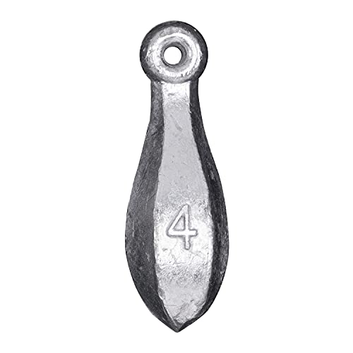 Rite Angler Bank Sinkers Tear Drop Shaped Fishing Weights in Assorted Sizes Freshwater and Saltwater Casting 1/2 lb. Bags - size: 1 oz.