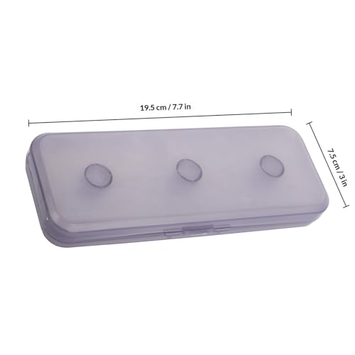 Ciieeo Fishing Line Storage Box Main Line Spool Case Compact and Portable with 6 Slots Abs Tackle Storage Box with Maximum Load 6cm Shaft for Fishing Accessories
