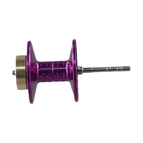 Baitcasting Reel Spool Replacement, Metal Line Cup Assembly, Fishing Reel Part for Tatula CS Salamandura 150, Black Gold Red Purple - color: purple