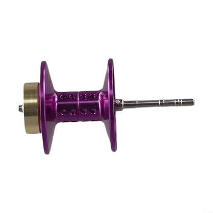 Baitcasting Reel Spool Replacement, Metal Line Cup Assembly, Fishing Reel Part for Tatula CS Salamandura 150, Black Gold Red Purple - color: purple