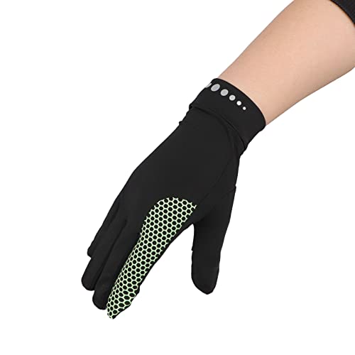 Mens Women Driving Gloves Summer UV Sun Protection Gloves Non-Slip Touchscreen Ice-Silk Sunblock Gloves for Cycling Riding - color: Standard Black